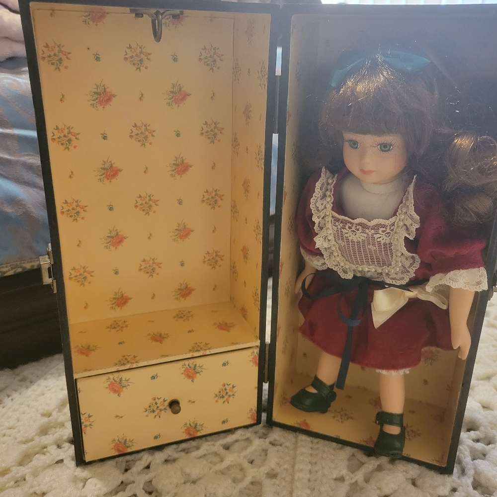 Ceramic Doll with Box